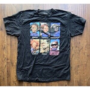 Chucky Childs Play Shirt Moods of the Week Graphic Shirt Size Large